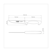 Faca Premium Inox Branca 5" Tramontina 