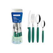 Faqueiro 24 Peças Ipanema Verde Esmeralda Tramontina Faqueiro 24 Peças Ipanema Verde Esmeralda Tramontina