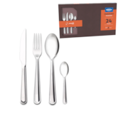 Faqueiro Módena em Aço Inox com 24 Peças Brinox