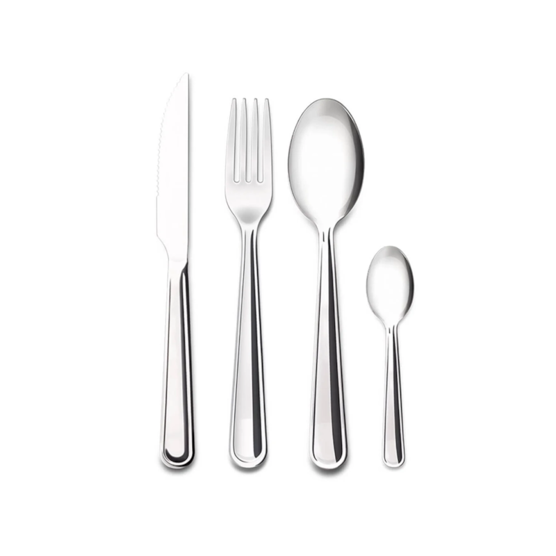 Faqueiro Módena em Aço Inox com 24 Peças Compacto Brinox