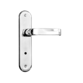 Fechadura 1300 Ravena para Banheiro 40mm Cromada Silvana Fechadura 1300 Ravena para Banheiro 40mm Cromada Silvana