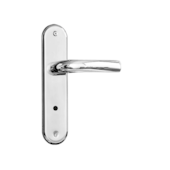 Fechadura 1300 Viena para Banheiro 40mm Cromada Silvana Fechadura 1300 Viena para Banheiro 40mm Cromada Silvana