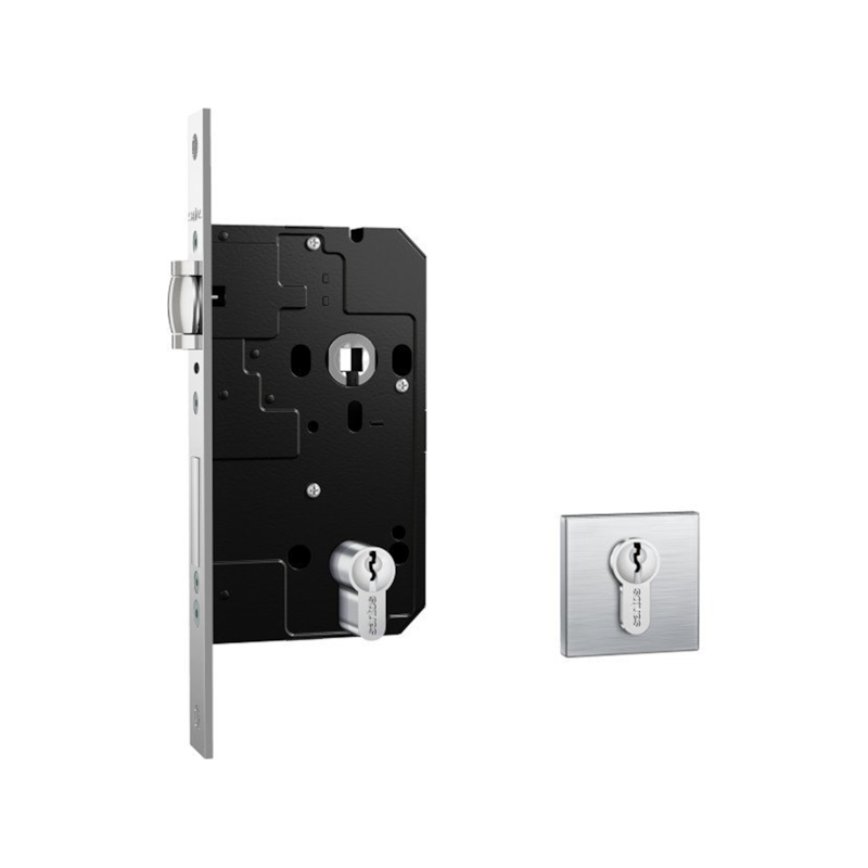 Fechadura 4000 Pivotante Classic Inox Escovado 81mm Stam