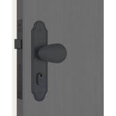 Fechadura 803/10 Espelhada Preto Fosco Externa Stam