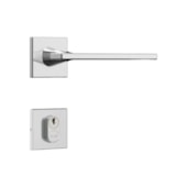 Fechadura Classic 3000 Inox Escovado Roseta Externa Stam