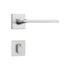 Fechadura Classic 3000 Inox Escovado Roseta Externa Stam