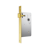Fechadura Classic 3200 Roseta Quadrada Banheiro 55mm Gold Stam