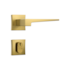 Fechadura Classic 3200 Roseta Quadrada Externa 55mm Gold Stam