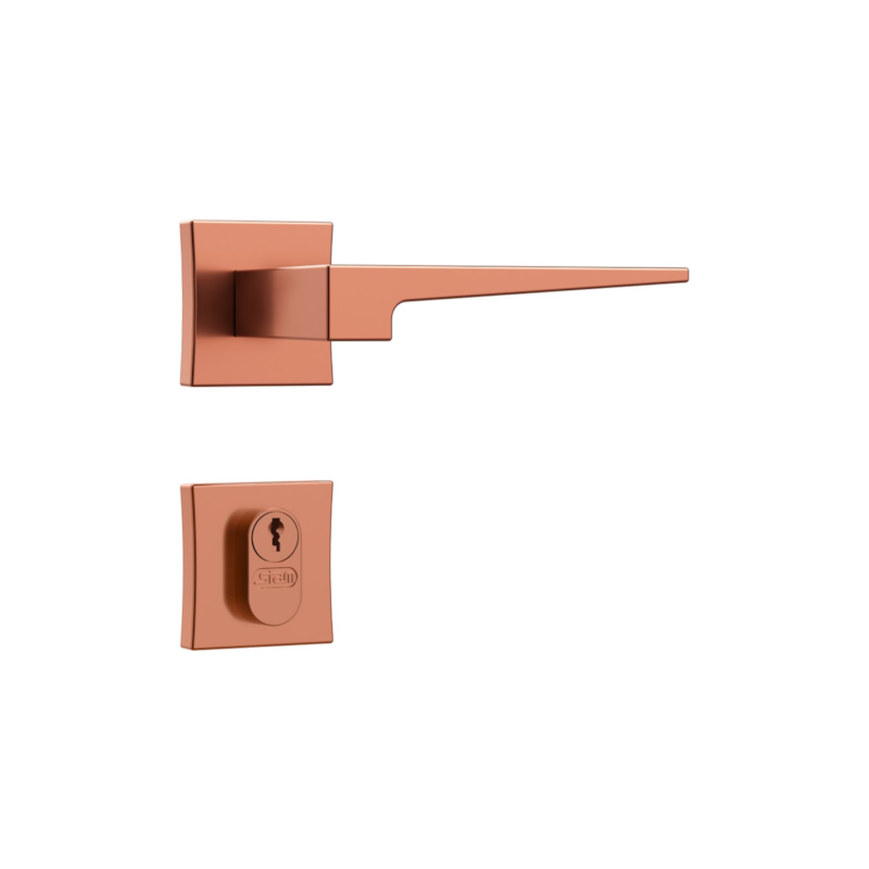 Fechadura Classic 3200 Roseta Quadrada Externa Rose Stam