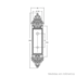 Fechadura Colonial 1520/06 Banheiro Stam