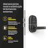 Fechadura Digital Compact com Biometria Preto Yale