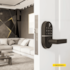 Fechadura Digital Compact com Biometria Preto Yale