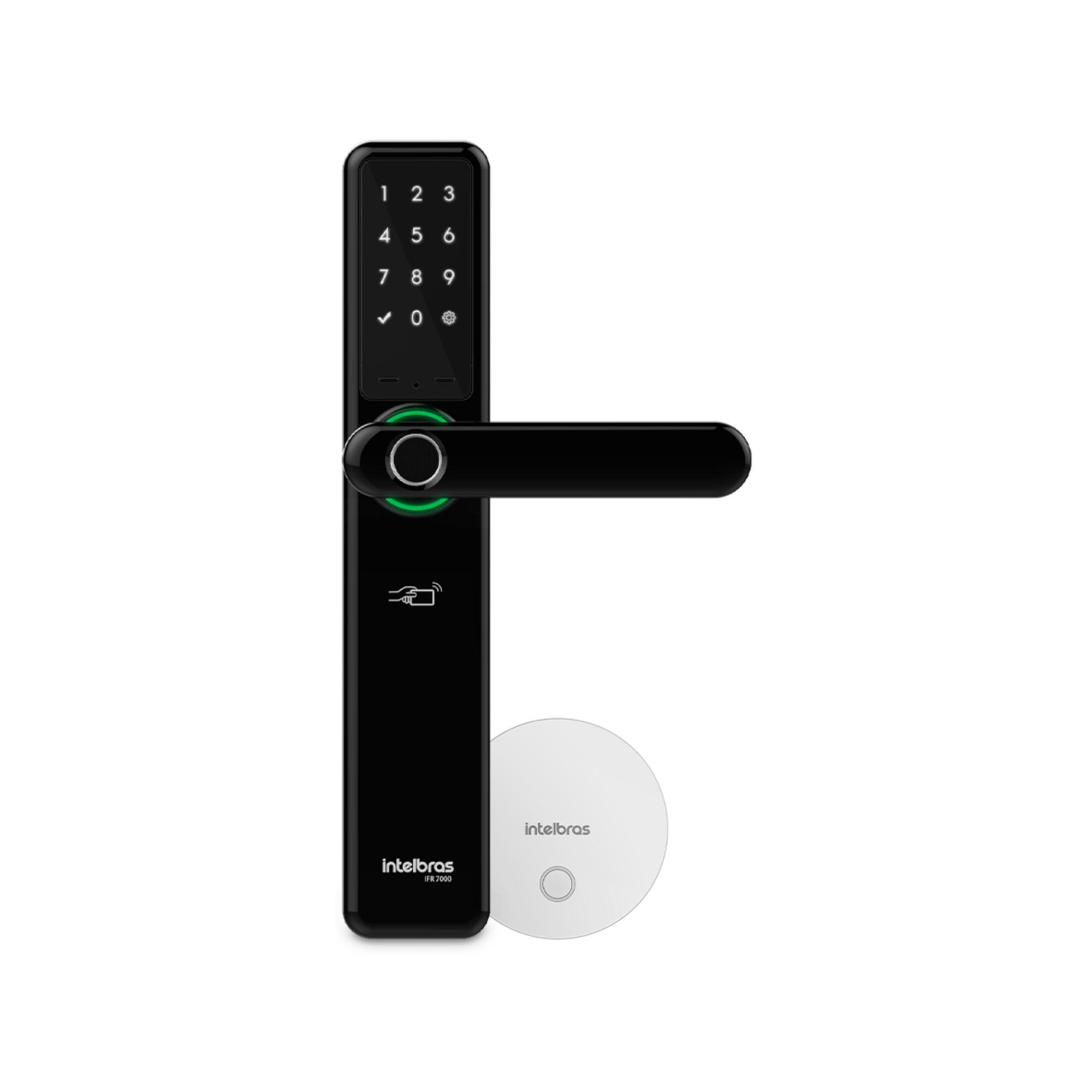 Fechadura Digital Smart de Embutir com Maçaneta IFR 7000+