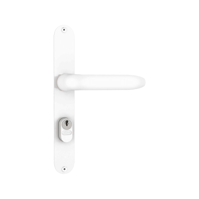 Fechadura Externa Buzios 74mm 1/2" Branco 603/11 Stam