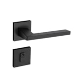 Fechadura Karli em Zamac Roseta 745-90 Preto Externo Pado