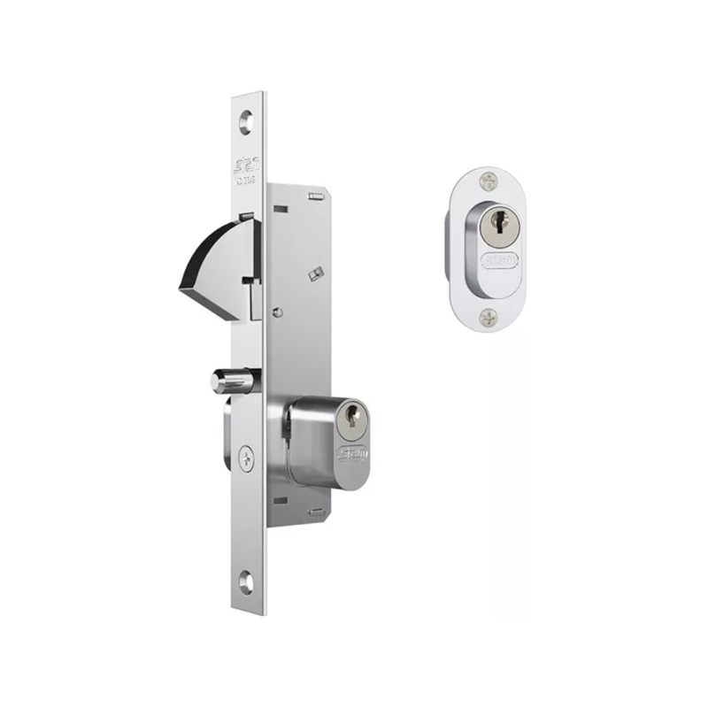 Fechadura para Porta de Correr Inox 901 Stam