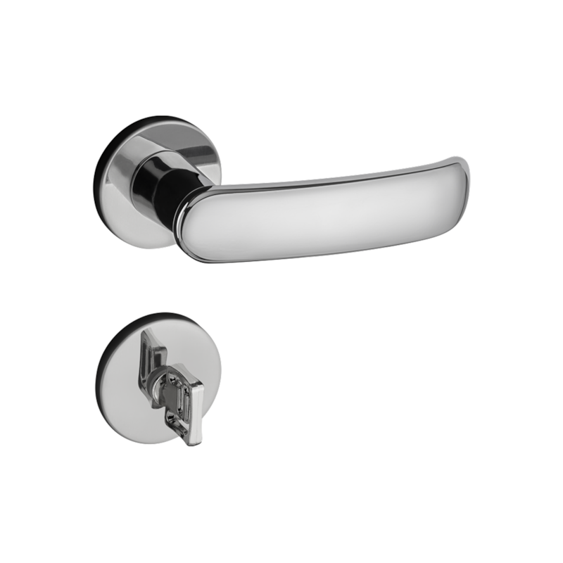 Fechadura Zamac Madrid Roseta 506-80 Banheiro Pado