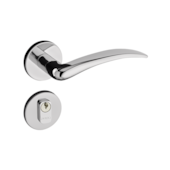 Fechadura ZM Clássico Roseta 691-40P Externa CTZ-55 Pado