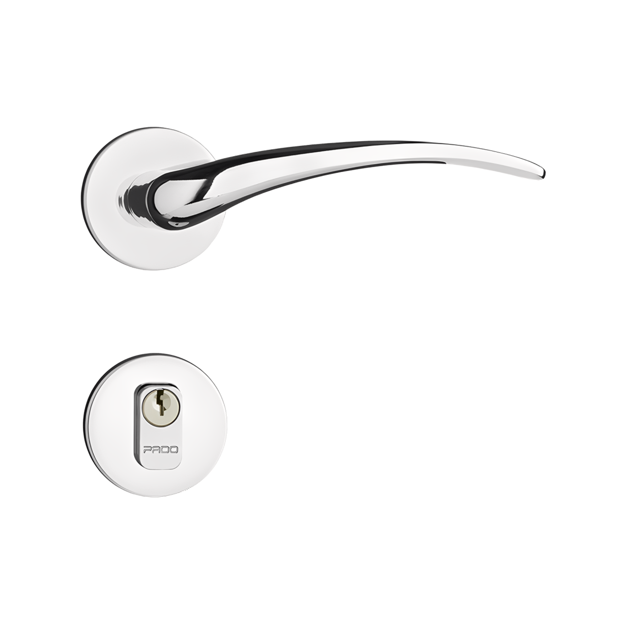 Fechadura ZM Clássico Roseta 691-40P Externa CTZ-55 Pado - Apotiguar