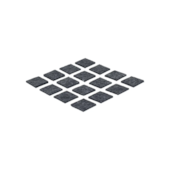 Feltro Adesivo 20mm Quadrado Preto Feq/15 Fixtil Feltro Adesivo 20mm Quadrado Preto Feq/15 Fixtil