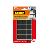 Feltro Anti-Risco Quadrado Preto M 3M Feltro Anti-Risco Quadrado Preto M 3M