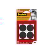 Feltro Anti-Risco Redondo Preto GG 3M Feltro Anti-Risco Redondo Preto GG 3M