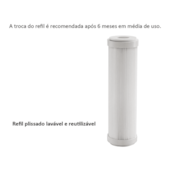 Filtro para Ponto de Entrada 9" Branco Acqua Lorenzetti