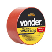 Fita de Demarcação Vermelha 48mmx30m Vonder