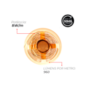 Fita de LED Risqué Slim 8W 5M 3000K 12V Deluxe Avant