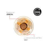  Fita de LED Risqué Slim 8W 5M 4000K 12V Deluxe Avant