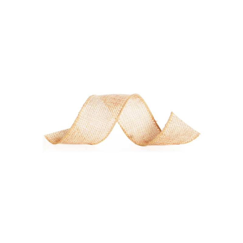 Fita Decorativa Juta Lisa 3,8cm Cromus 