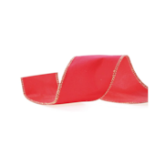 Fita Display Veludo Vermelho 3,8cm x 4,57m Cromus 