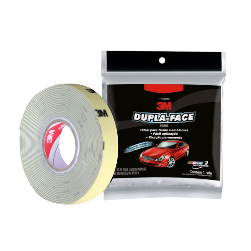 Fita Dupla Face 5369 Cinza 12mm x 3m - 3M