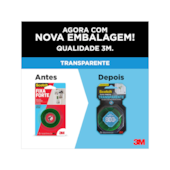 Fita Dupla Face Fixa Forte Transparente 19mmx2m 3M