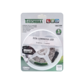 Fita LED 12W/M 3M 12V com Fonte 6500K Taschibra