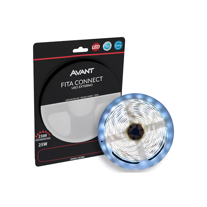 Fita LED Connect 10WM 5 Metros 6500K IP65 Avant