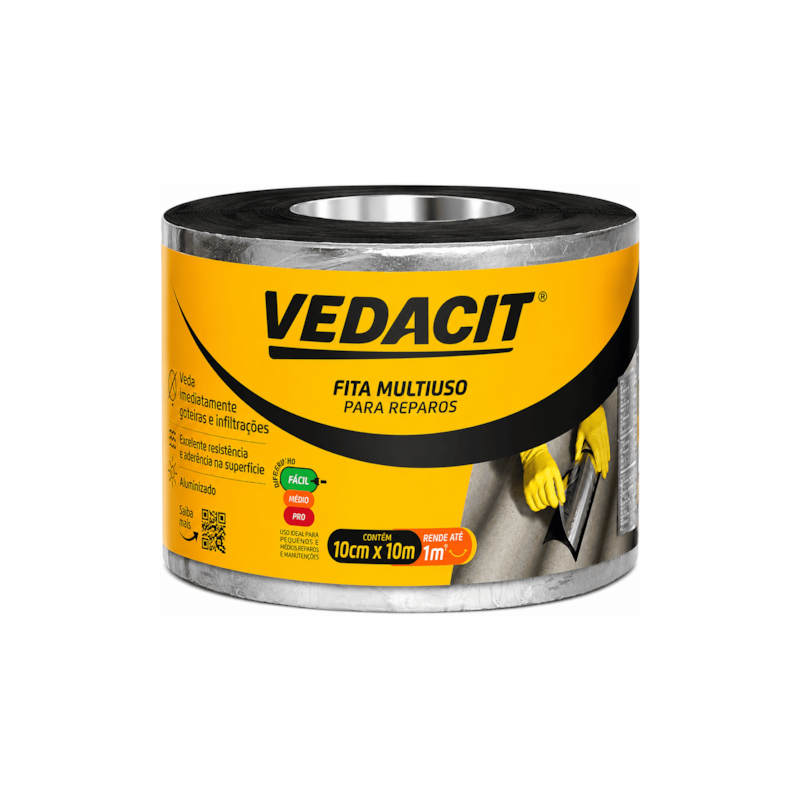 Fita Multiuso 10cmx10m Vedacit