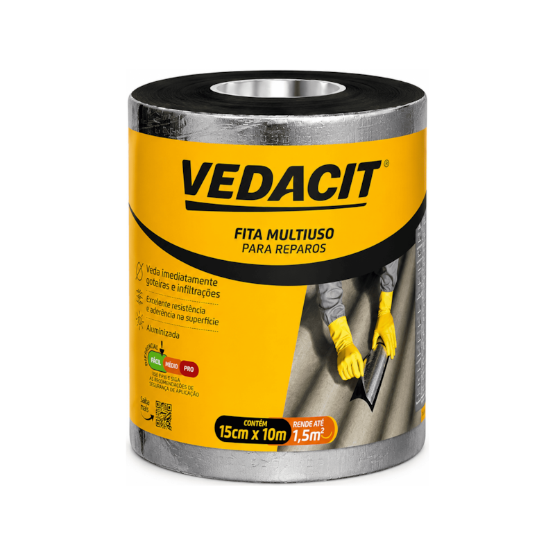 Fita Multiuso 15cmx10m Vedacit