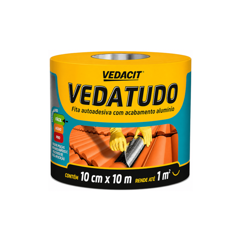 Fita Veda Tudo 10cmx10m Vedacit