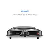 Fogão Portátil de 1 Boca Elgin