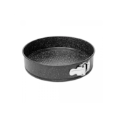 Forma Redonda Antiaderente Aço Preto 26x7cm Lyor
