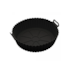 Forma Redonda Silicone para Air Fryer Preta 16x6,5cm Lyor