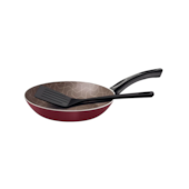 Frigideira Paris 18cm Vermelha com Espátula Tramontina Frigideira Paris 18cm Vermelha com Espátula Tramontina