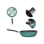 Frigideira Wok 24cm 2,3L Fun Verde Brinox