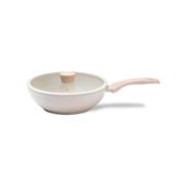 Frigideira Wok com Tampa 28cm 3,4 Litros Sirius com Indução Vanilla Brinox 