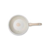 Frigideira Wok com Tampa 28cm 3,4 Litros Sirius com Indução Vanilla Brinox 