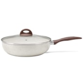  Frigideira Wok com Tampa Granada Brinox