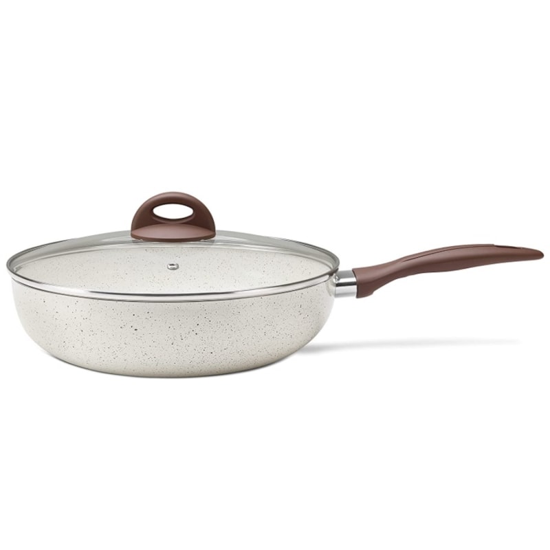  Frigideira Wok com Tampa Granada Brinox