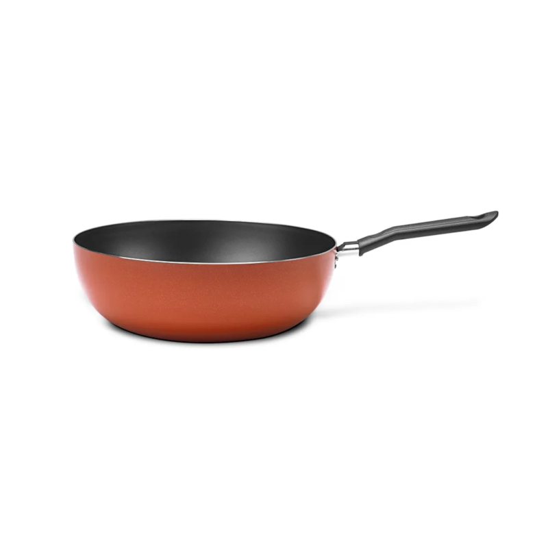Frigideira Wok em Alumínio 24cm 2,3L Terracota Brinox