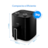 Fritadeira Air Fryer Facilita Fry 3,5 Litros 220V 1400W Preta Elgin